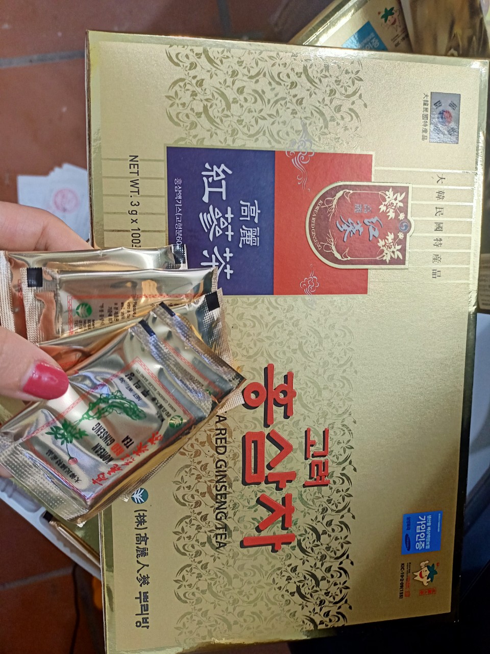Trà Nấm Linh Chi hòa tan của Hàn Quốc