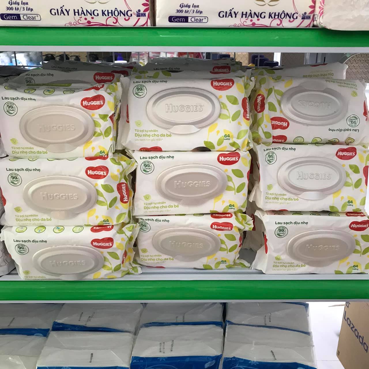 combo 2 gói Khăn ướt em bé Huggies
