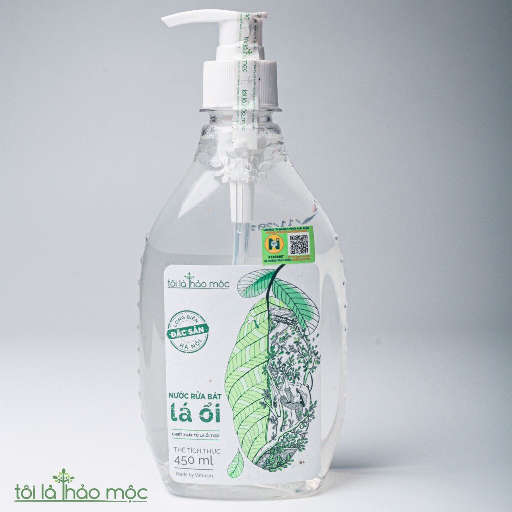 Nước Rửa Bát Lá Ổi 450ml Tôi Là Thảo Mộc