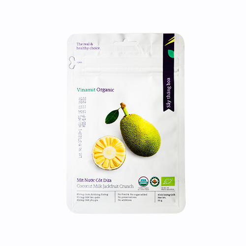 Mít sấy Organic nước cốt dừa 80g