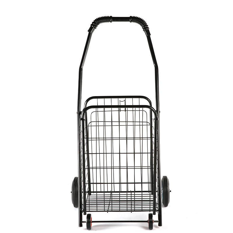 Xe đi chợ có giỏ hàng cao cấp cỡ lớn- XDC02-đen