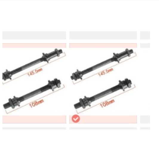 Bộ trục rỗng xe đạp địa hình bộ ruột may ơ xe đạp mtb bộ côn xe đạp 108 145