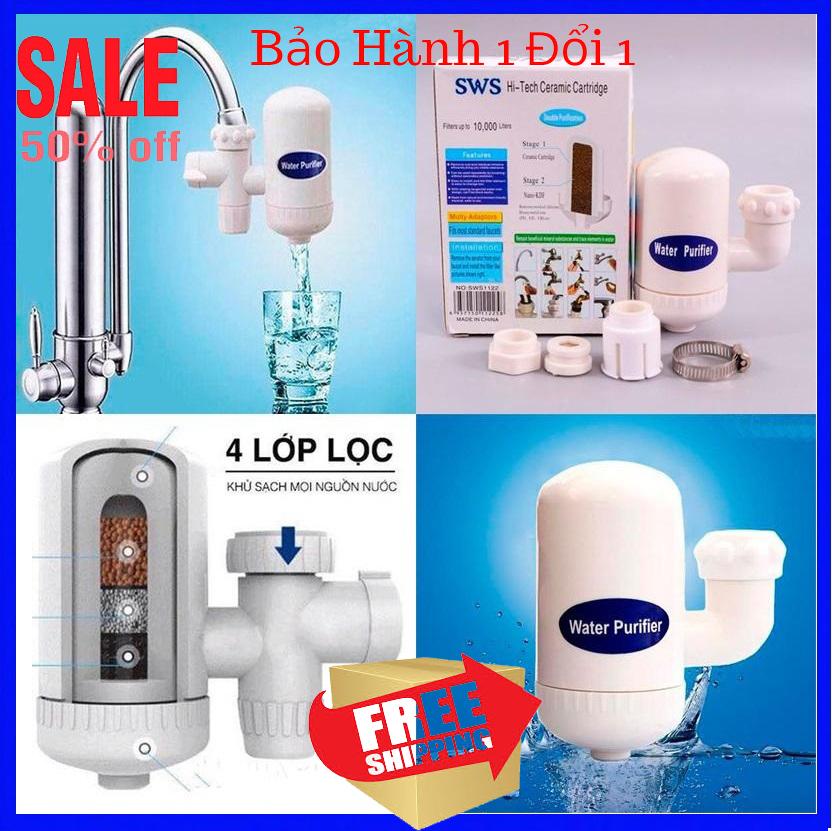 Đầu lọc nước siêu sạch sws - bộ lọc nước trực tiếp tại vòi siêu sạch, lọc sạch nước sinh hoạt gia đình