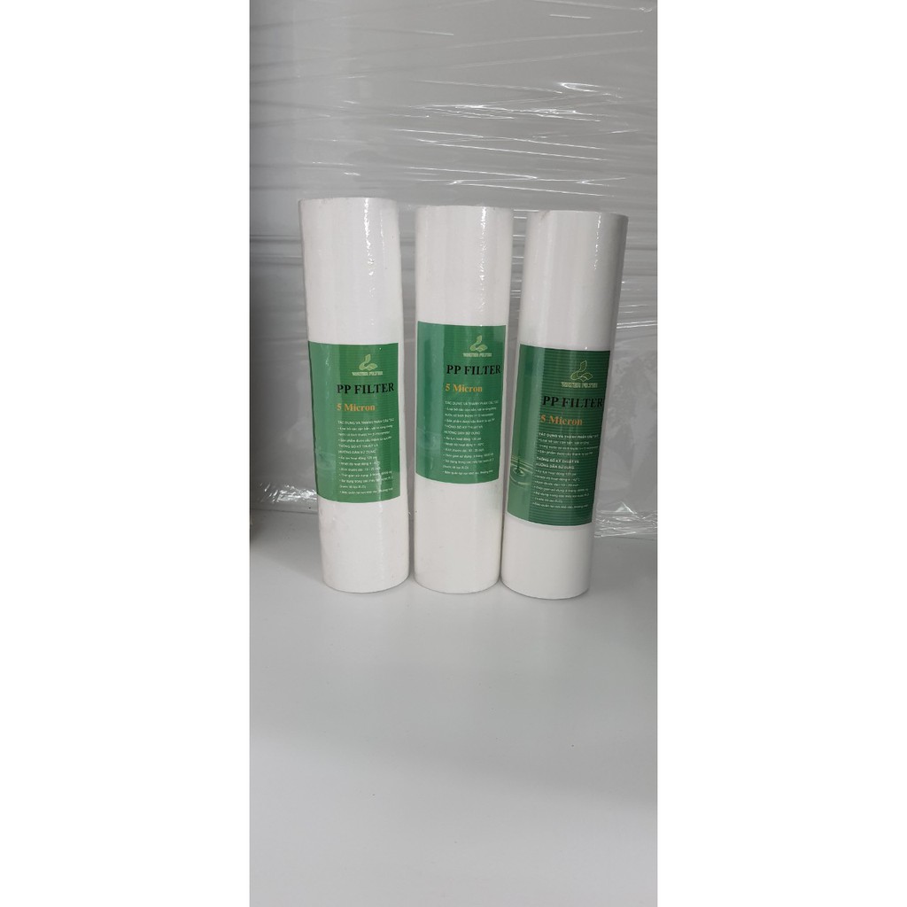 Bộ 3 lõi lọc số 1 - Lõi lọc PP Nesca 10" inch dùng cho máy lọc nước RO gia đình - duonglocnuoc