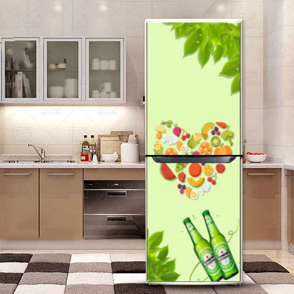 [HCM]Decal trang trí tủ lạnh