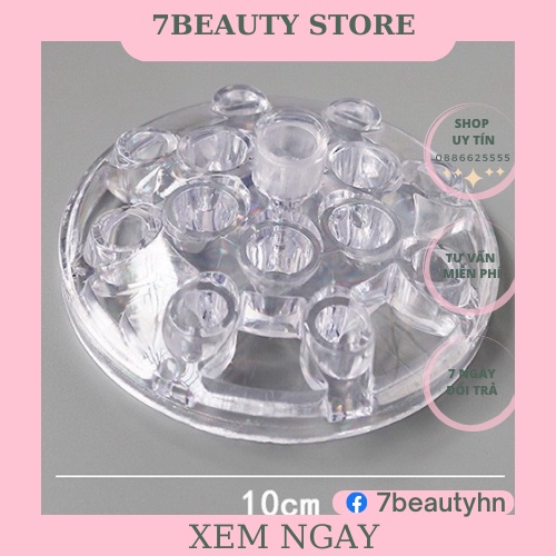 Đế để hũ đựng mực mica các mẫu dùng trong spa