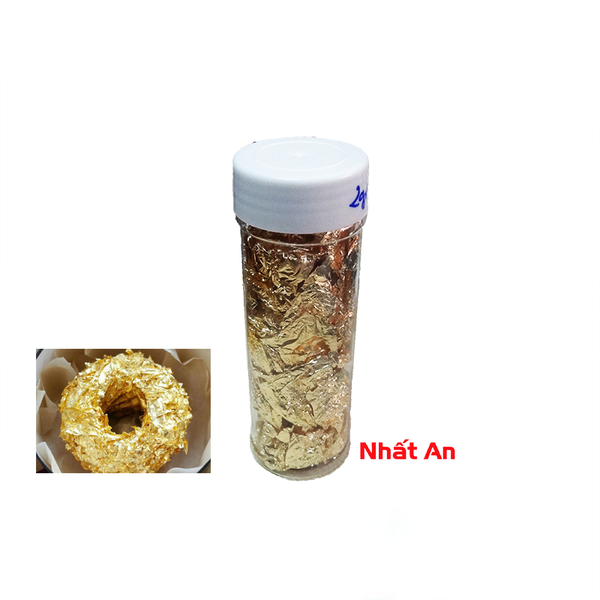 Hũ lá vàng trang trí - 2gr