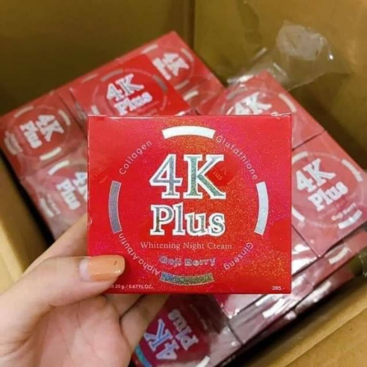 Kem 4k Plus đỏ Thái Lan mẫu mới 20gr