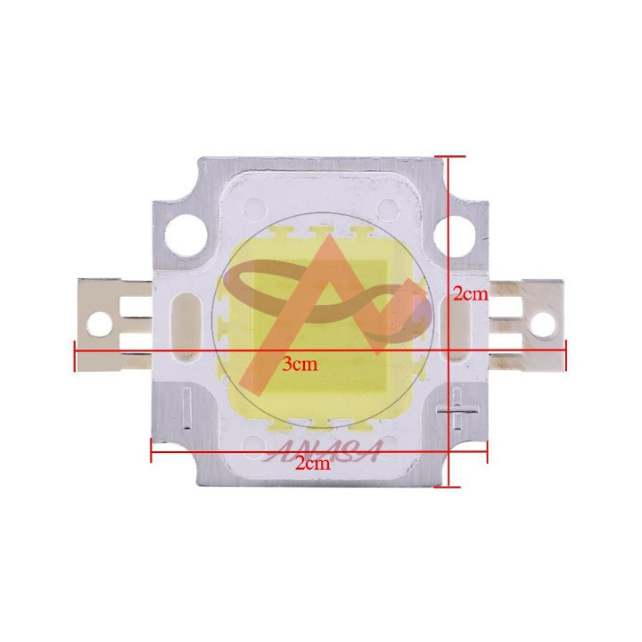 Led Siêu Sáng 10W 12VDC Sáng Trắng