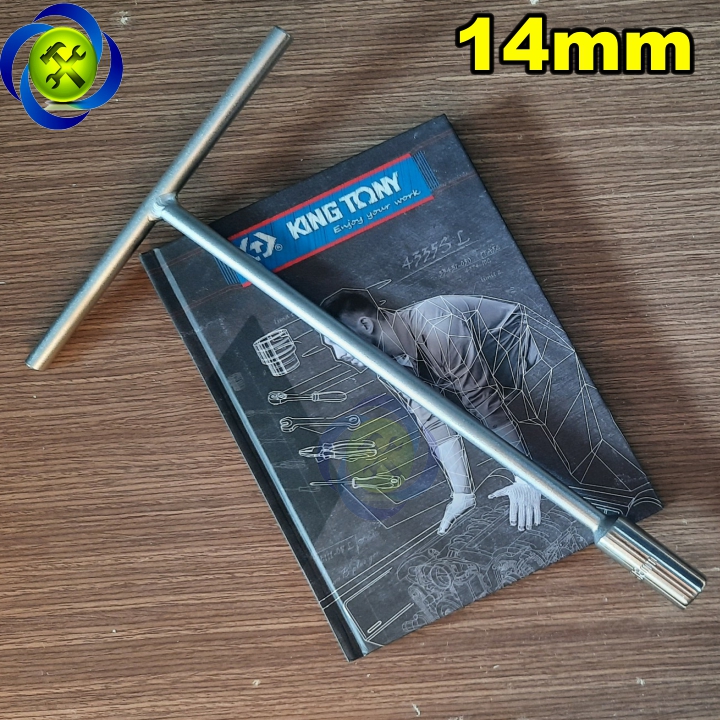 Tay vặn chữ T đầu 14mm Kingtony 118414M loại dài 300mm