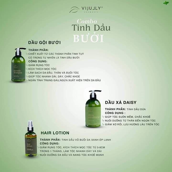 Combo chăm sóc tóc Vijully Natural