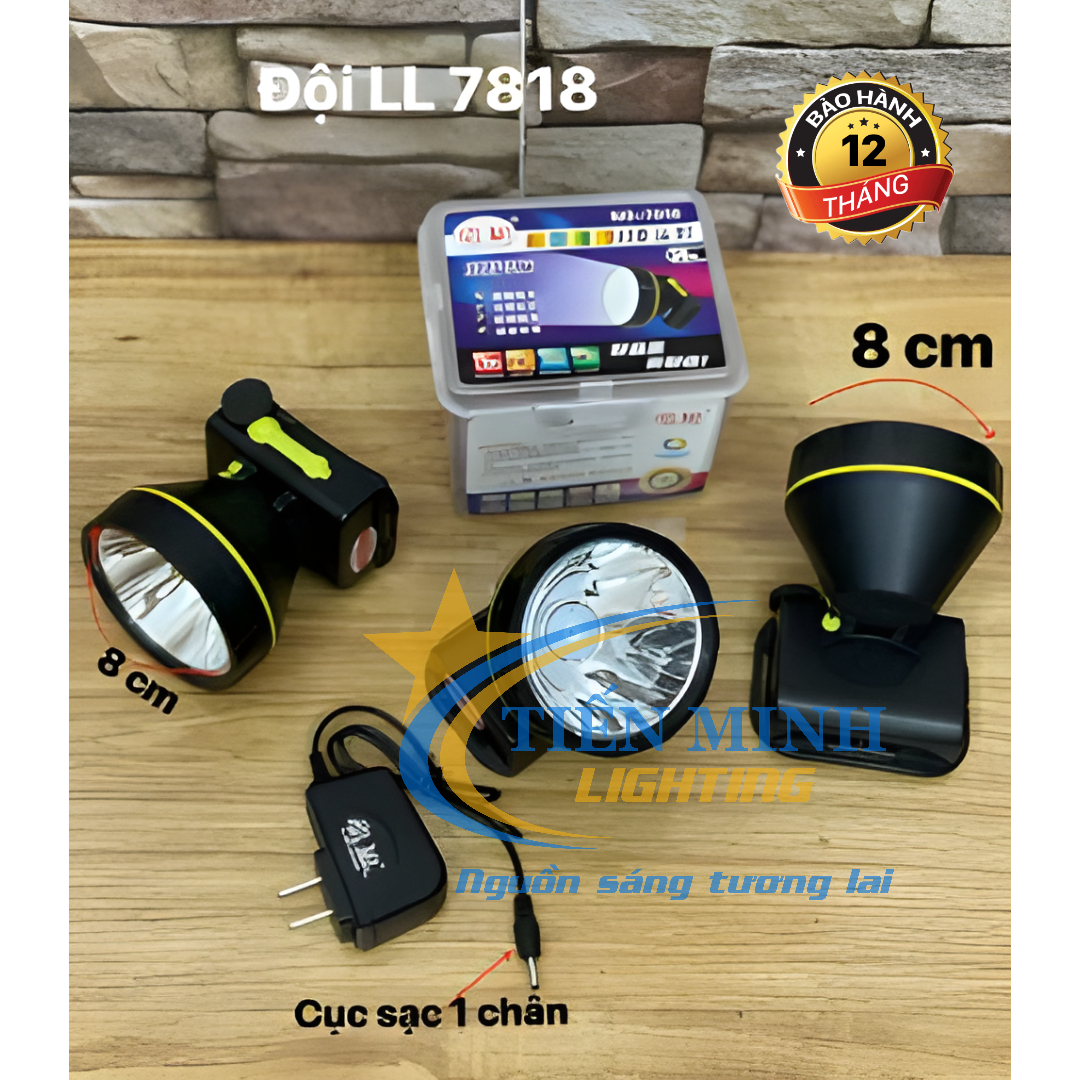 Đèn pin đội đầu siêu sáng 7818 hiệu thái lielang