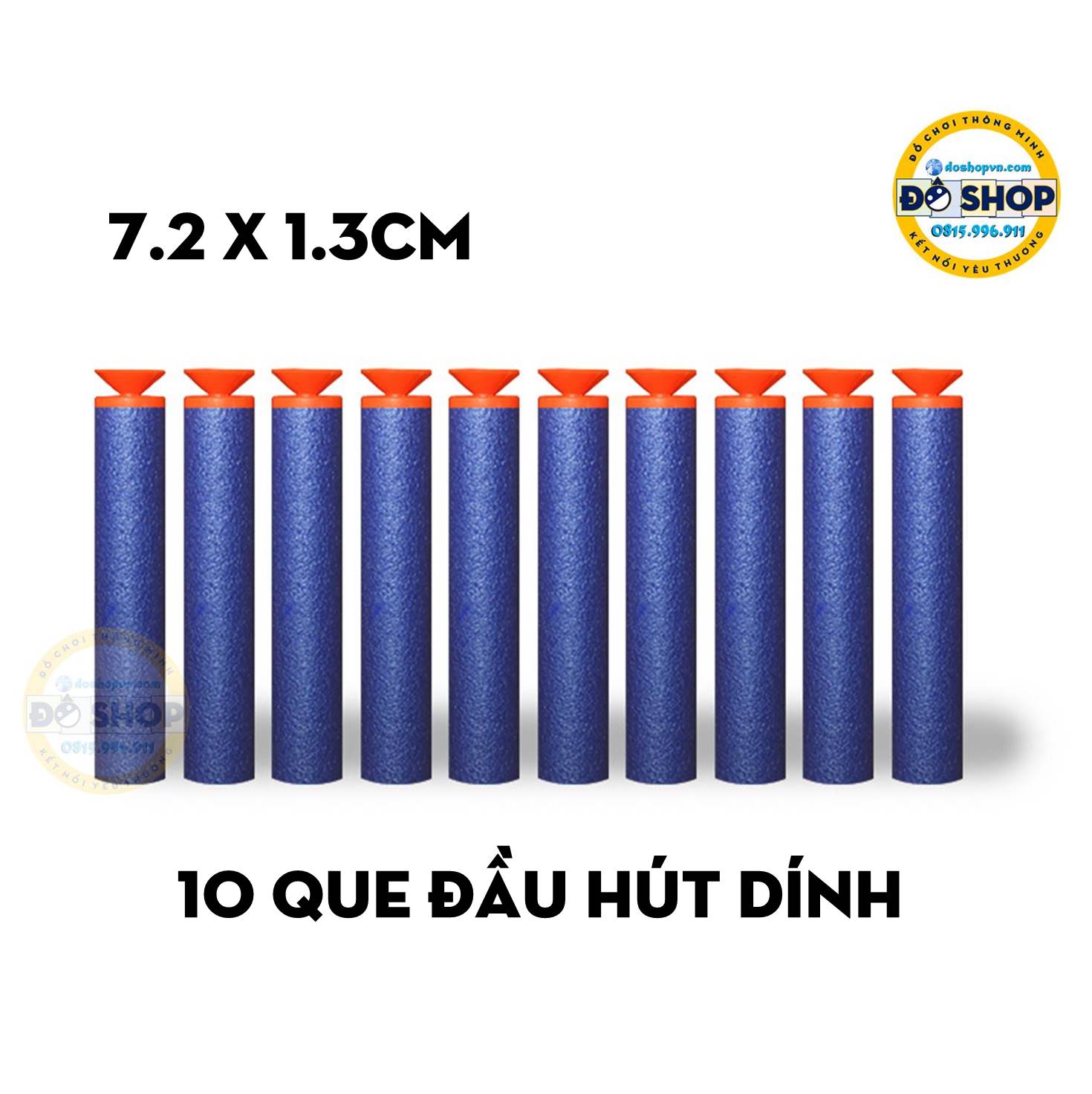 SET 10 Que Xốp Thay Thế Cho Đồ Chơi Nerff Trẻ Em