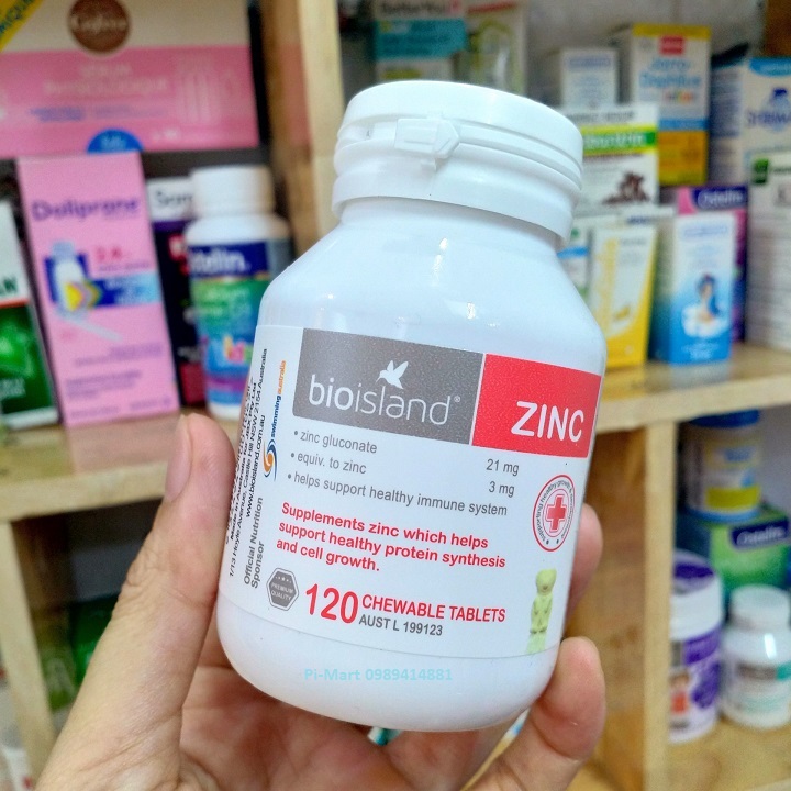Kẽm Bioisland ZinC 120 viên
