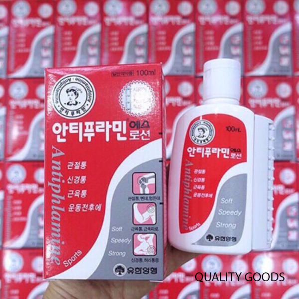 [HÀNG CHÍNH HÃNG] Dầu nóng Hàn Quốc Antiphlamine - Quality Goods - {HÀNG XÁCH TAY} Xoa bóp nhức mỏi 100ml cao cấp