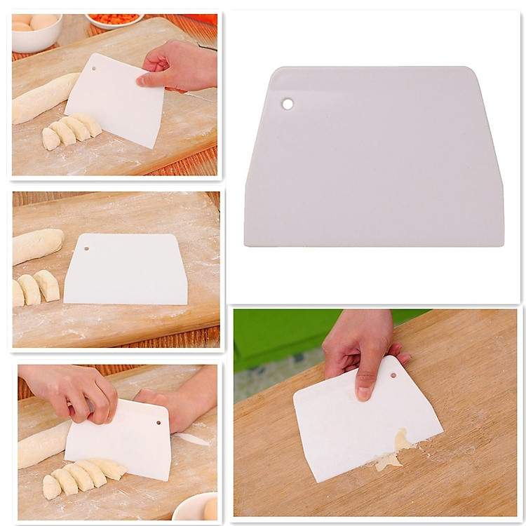 Miếng cắt và vét bột bằng nhựa