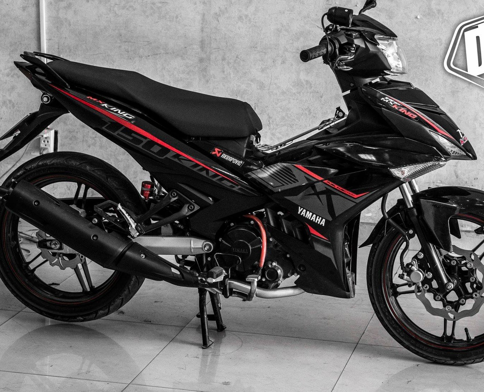 Tem RỜI EXCITER 150 MXKING ĐỎ ĐEN XÁM
