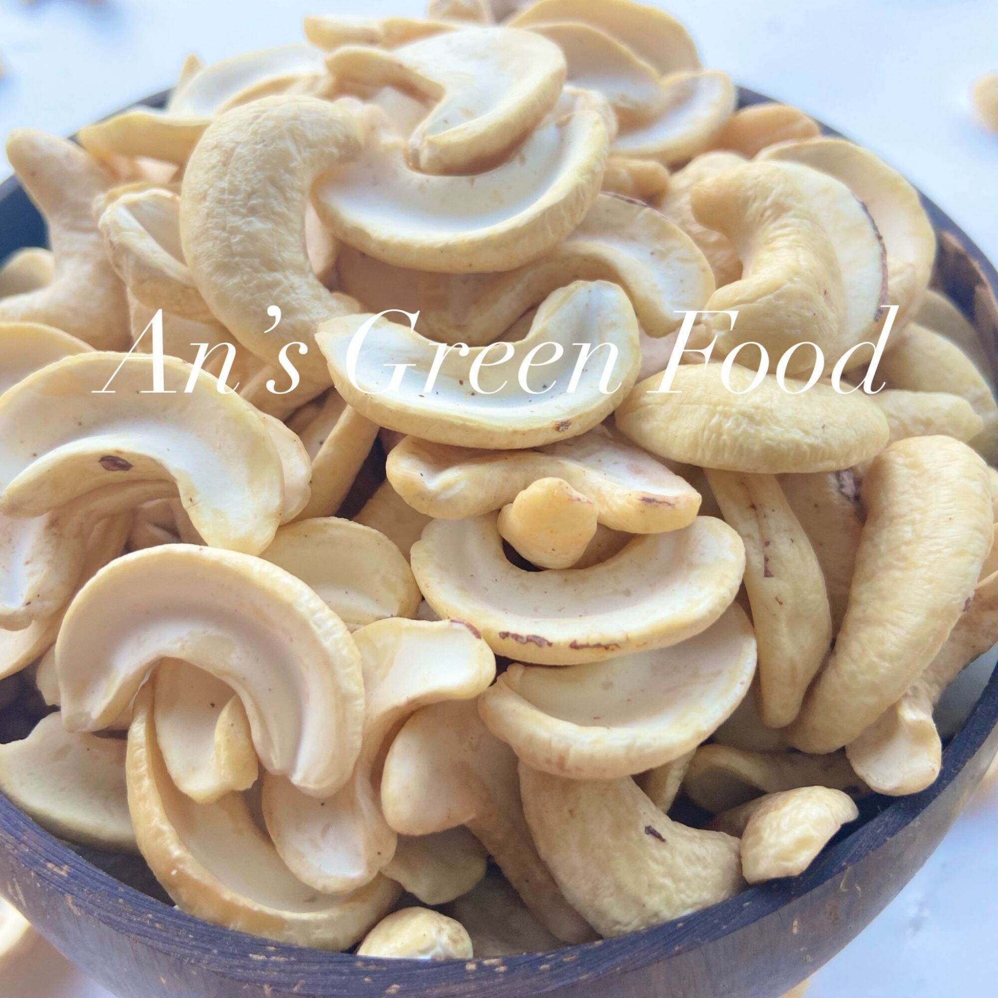 Hạt Điều Tươi Sạch Vỏ Vỡ Đôi (Size Lớn) (500g)