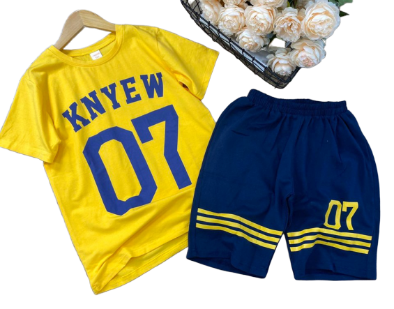 Bộ tay đùi bé trai thun lạnh thể thao  nhiều màu size đại cồ 40 đến 70kg - Bộ bé trai - Hàng chuẩn đẹp Giao màu ngẫu nhiên