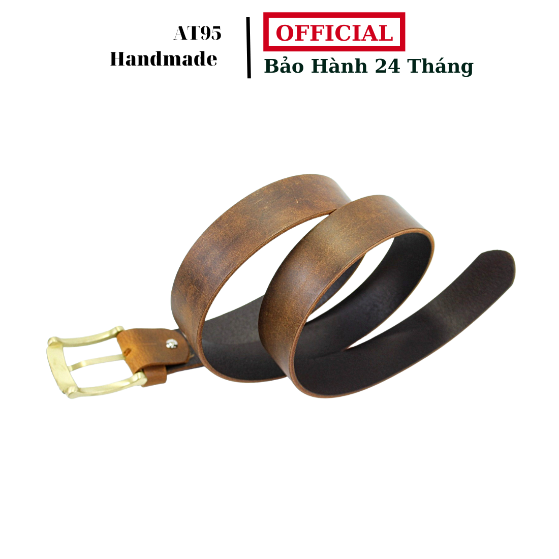 Thắt lưng nam dây nịt nam da bò sáp -DN03