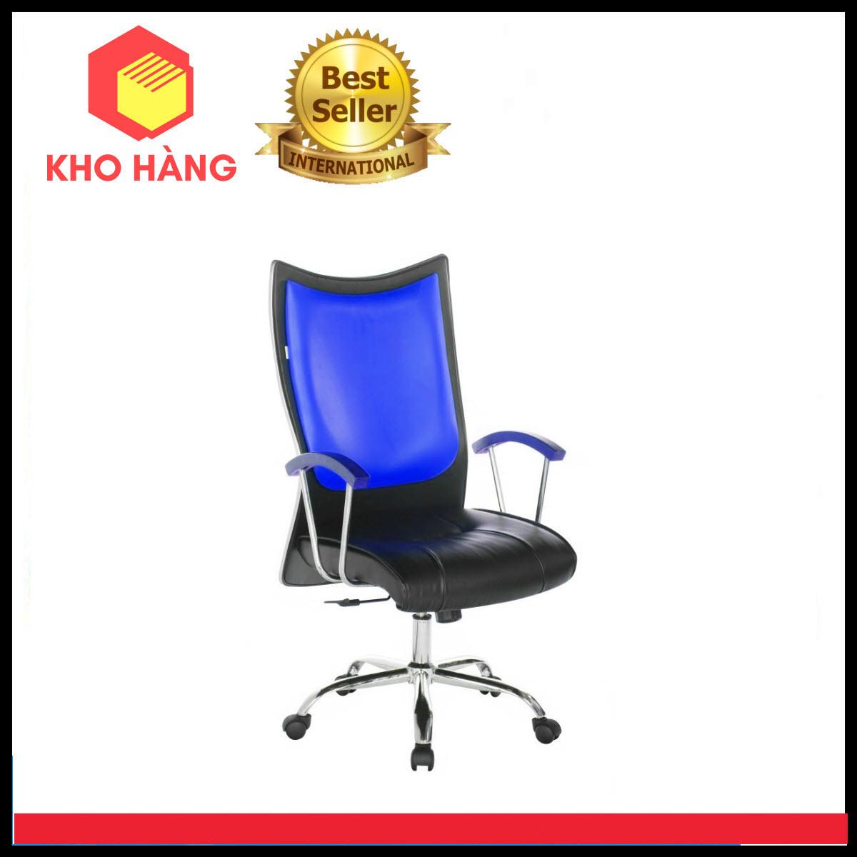 Ghế Dành Cho Văn Phòng Cao Cấp Chân Xoay KHCM6313 (Xanh)