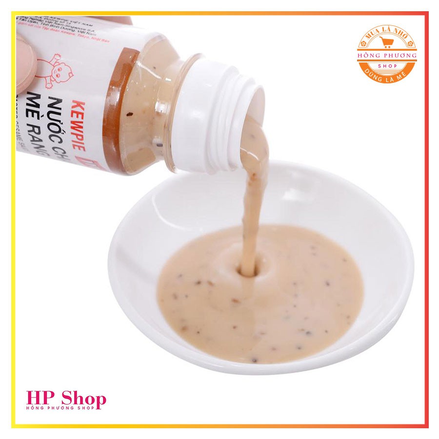 Combo 6 chai Nước Chấm Mè Rang Kewpie 180ml - Healthy dáng đẹp
