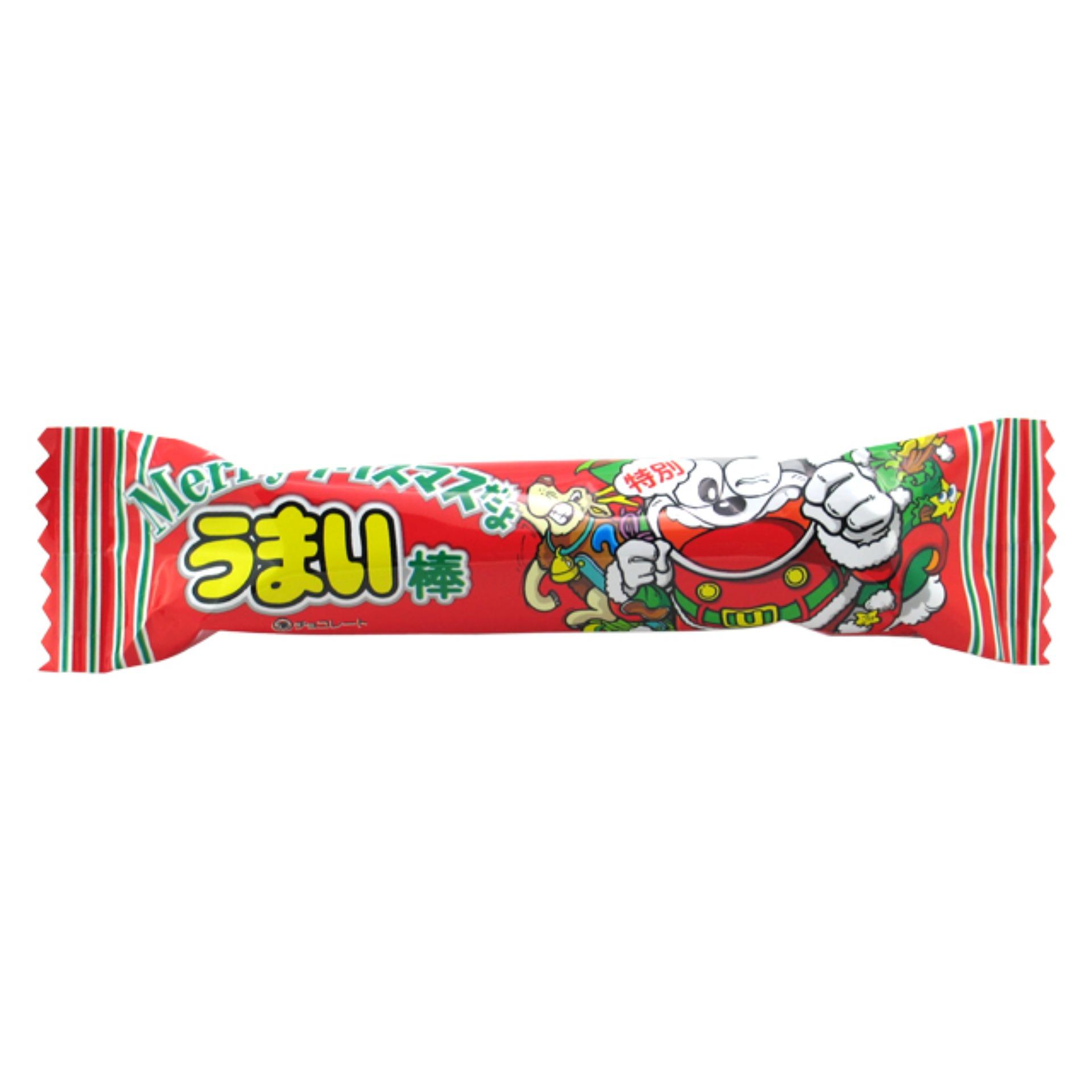 Bánh Umaibo Giáng sinh vị Chocolate (3 bánh)