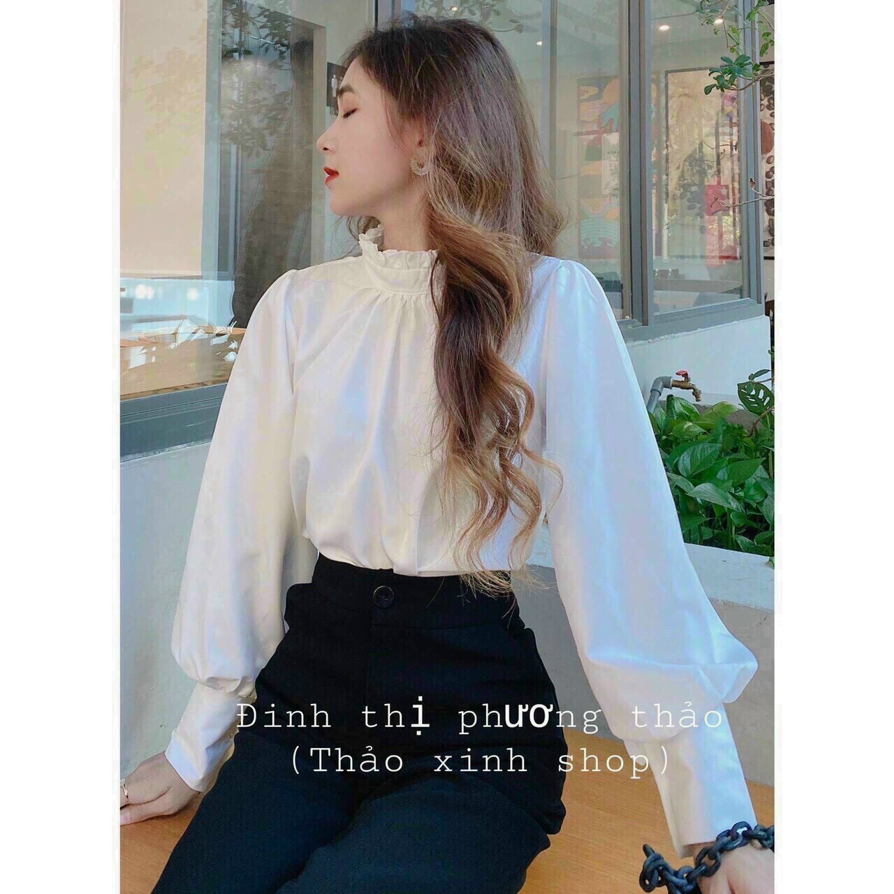 [HCM]áo kiểu - ÁO SƠ MI TIỂU THƯ THỜI TRANG NỮ CAO CẤP