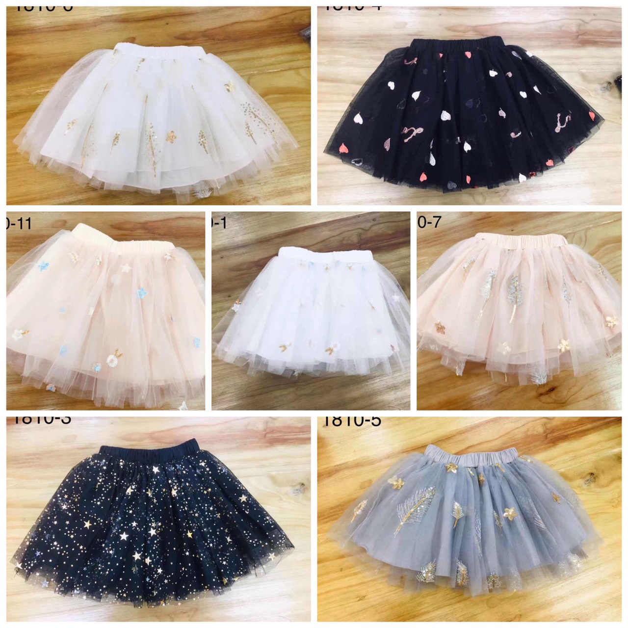 [HCM]Chân Váy Ren Bé Gái Cao Cấp size 10-27kg