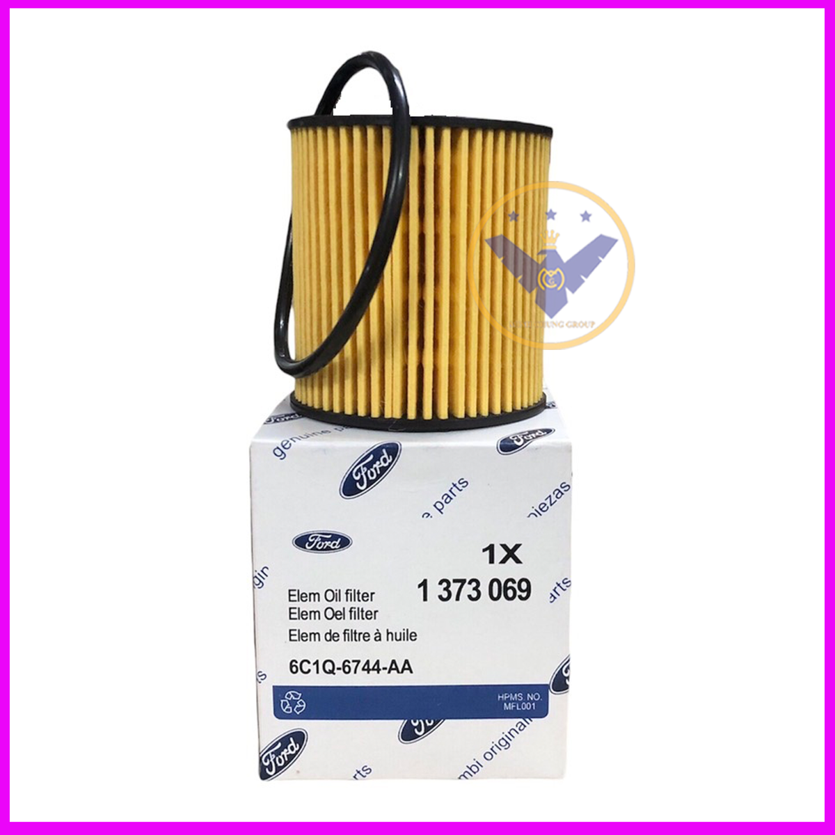 Lọc dầu nhớt xe ford transit - 6c1q-6744-ba