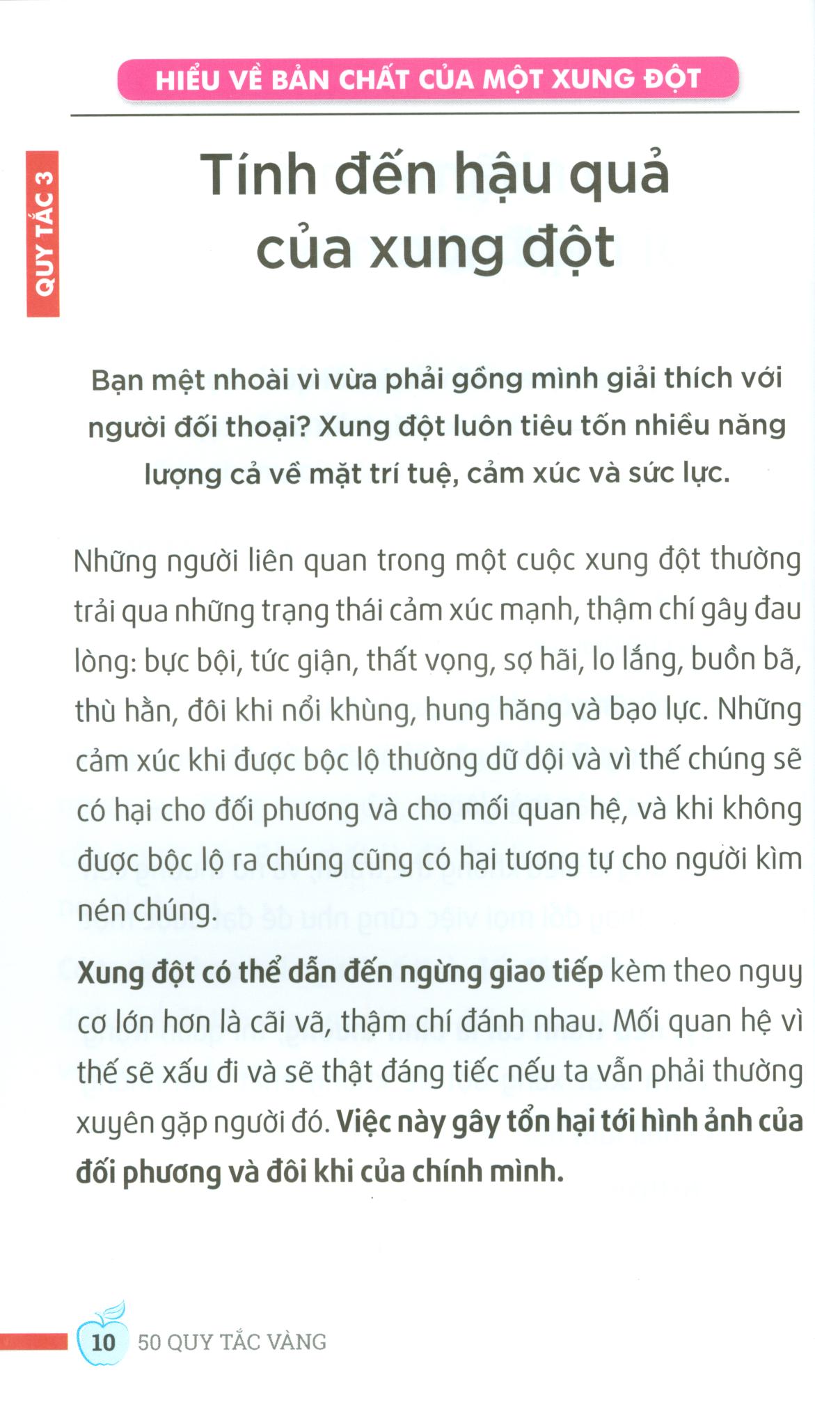 50 Quy Tắc Vàng - Kiểm Soát Xung Đột