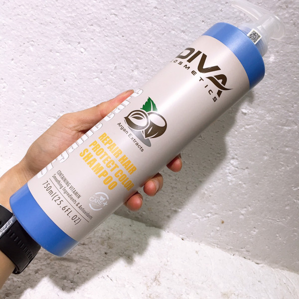 Cặp Dầu Gội Xả Phục Hồi Giữ Màu Tóc Diva Dừa 750ml