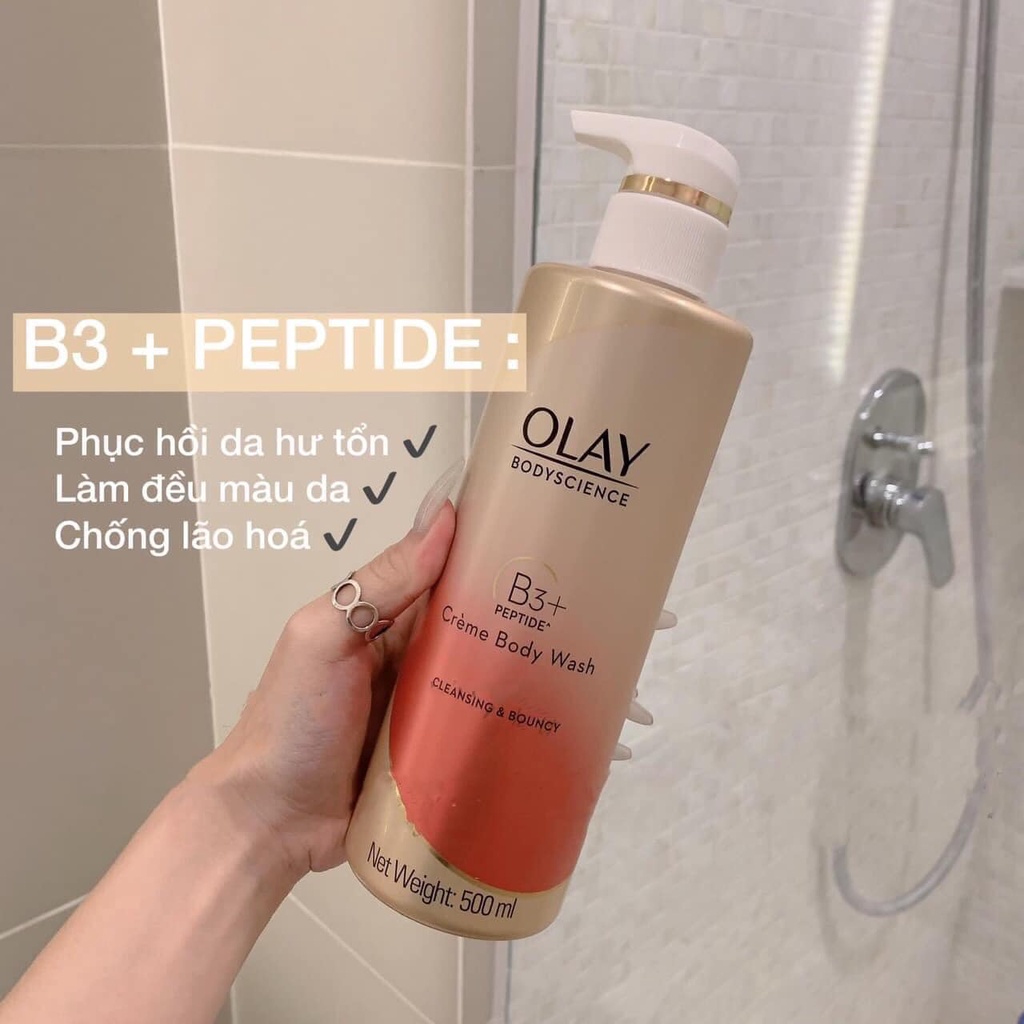 Sữa tắm trắng da Olay B3 Vitamin C 500ml