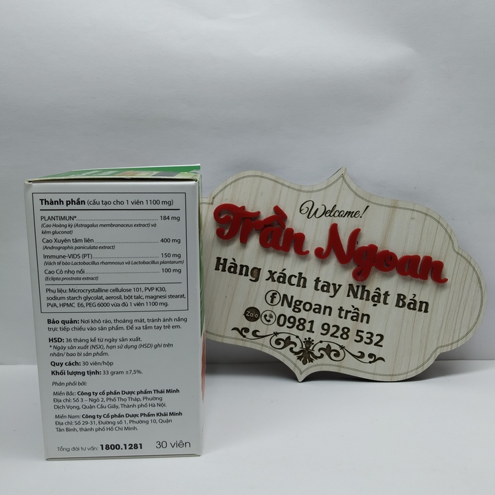 X3 - Immune Thái Minh - Lọ 30 Viên