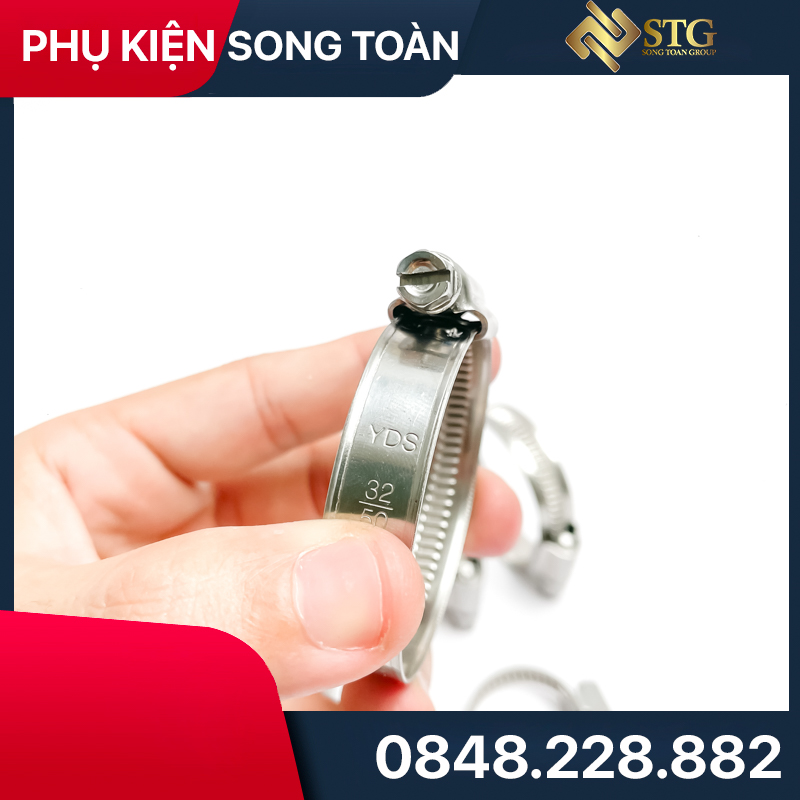 304 Stainless Steel Goat Neck, 304 Stainless Steel Screwed Pipe Clamp