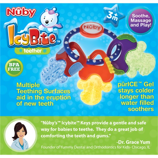 Gặm nướu hình chìa khóa Nuby