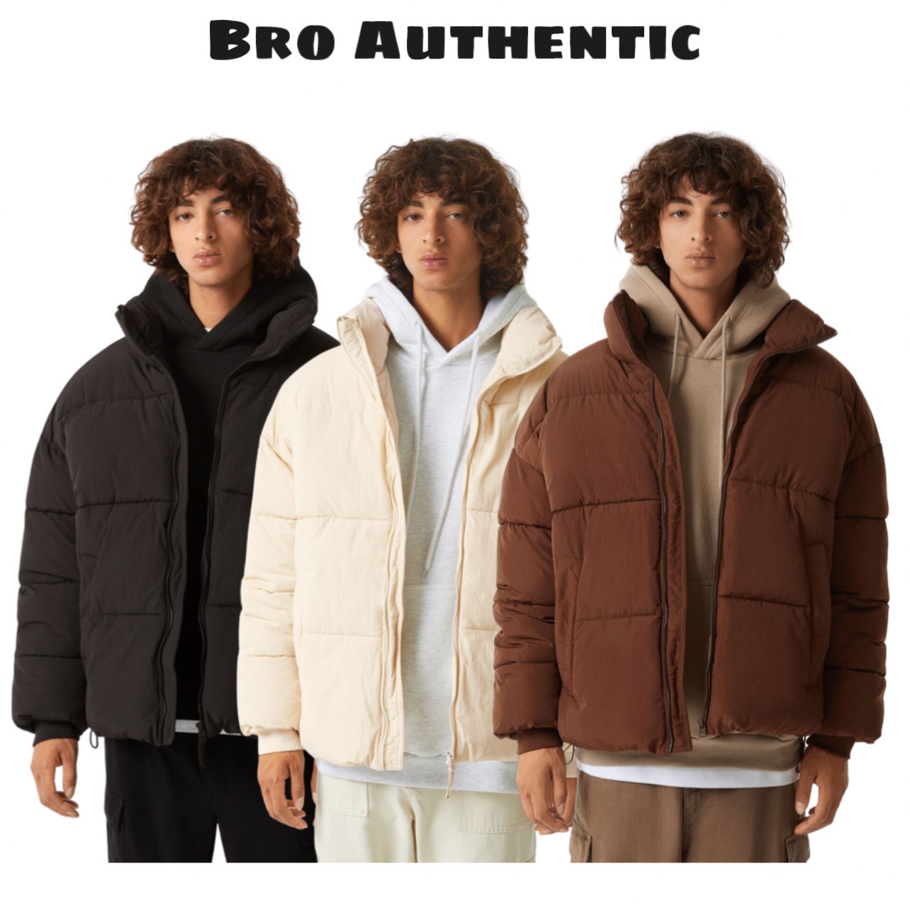 [Chính Hãng] Áo Phao Béo Bershka Puffer Jacket 2022, Basic, Oversize Cao Cấp, xuất US, Unisex