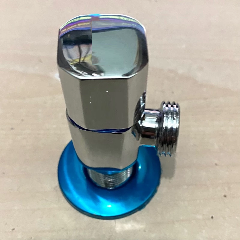 ( Loại tốt) Van Tê chia nước, điều chỉnh/giảm áp và khóa (Trắng bạc)