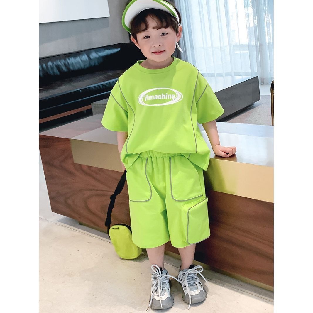 Bộ Cộc Tay Viền Siêu Hot Cho Bé Trai Chất Cotton Cao Cấp - SUMO KID