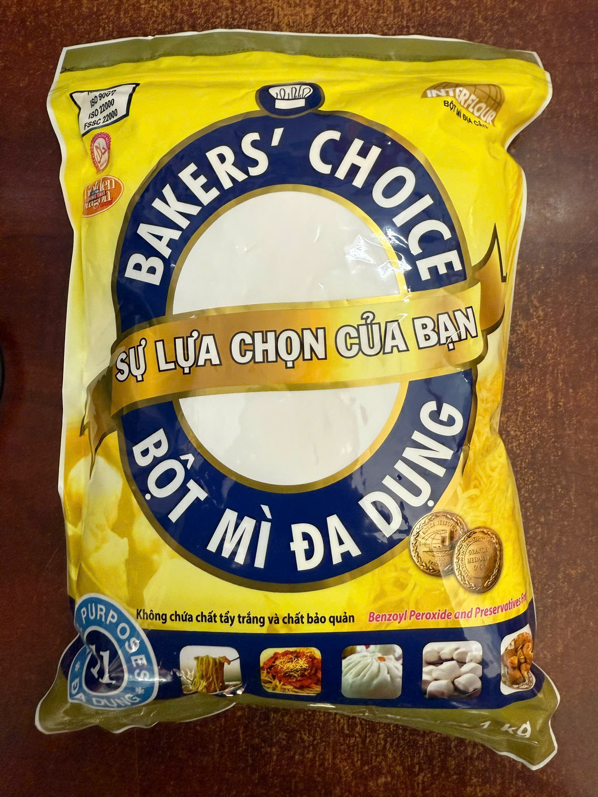 Bột mì Đa Dụng số 11 Baker's Choice 1kg