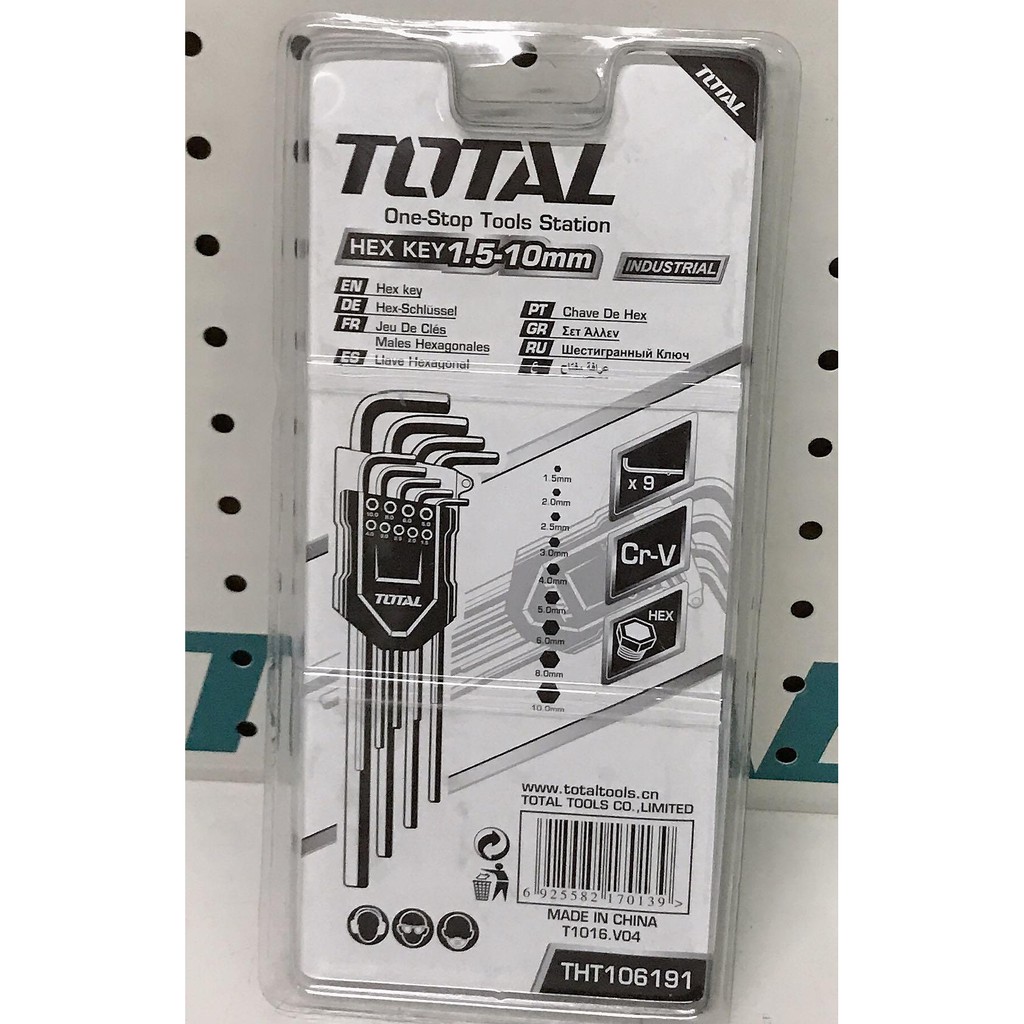 TOTAL Bộ chìa lục giác THT106191