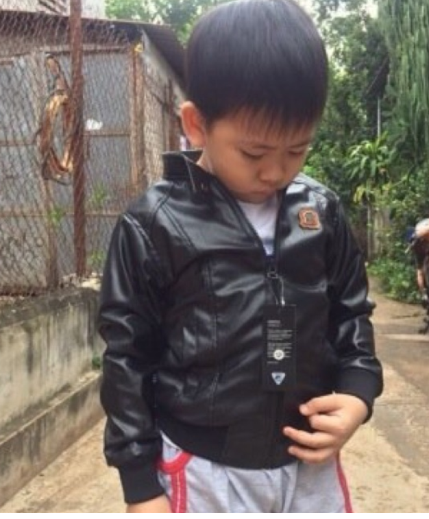 Áo khoác da bé cao cấp