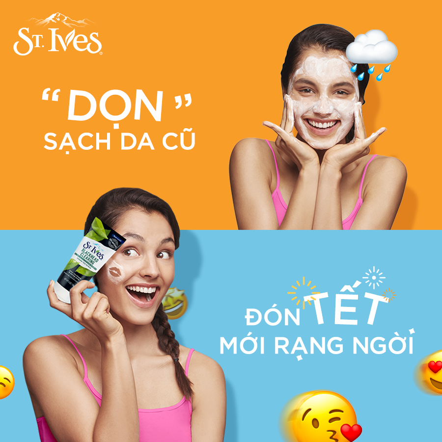 Sữa Rửa Mặt Tẩy Tế Bào Da Chết St.Ives 170g