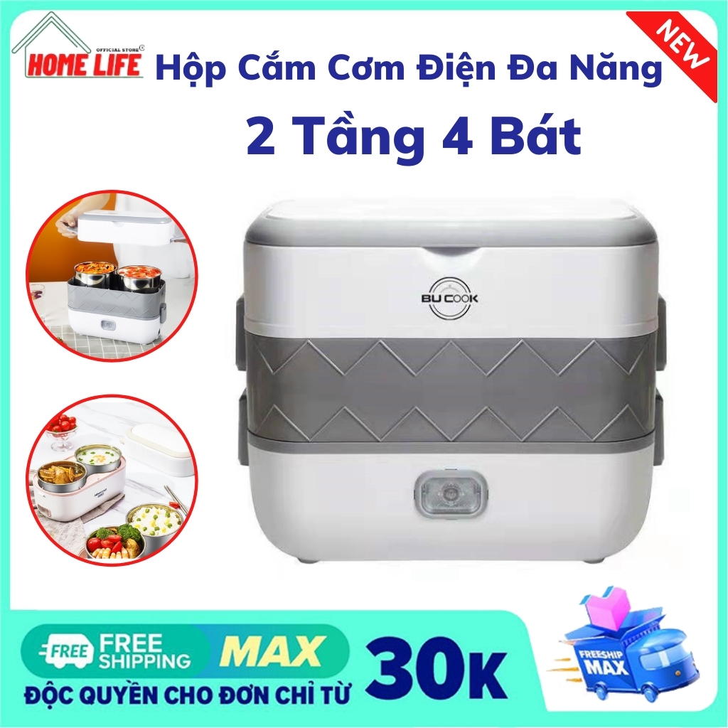 Hộp Cơm Cắm Điện Văn Phòng 2 Tầng 4 Bát Đa Năng Cao Cấp 2021 Nấu Cơm Hâm Nóng Đồ Ăn Tự Nấu Chín Đồ Ăn Tiện Lợi Mang Đi Làm Hoặc Đi Du Lịch