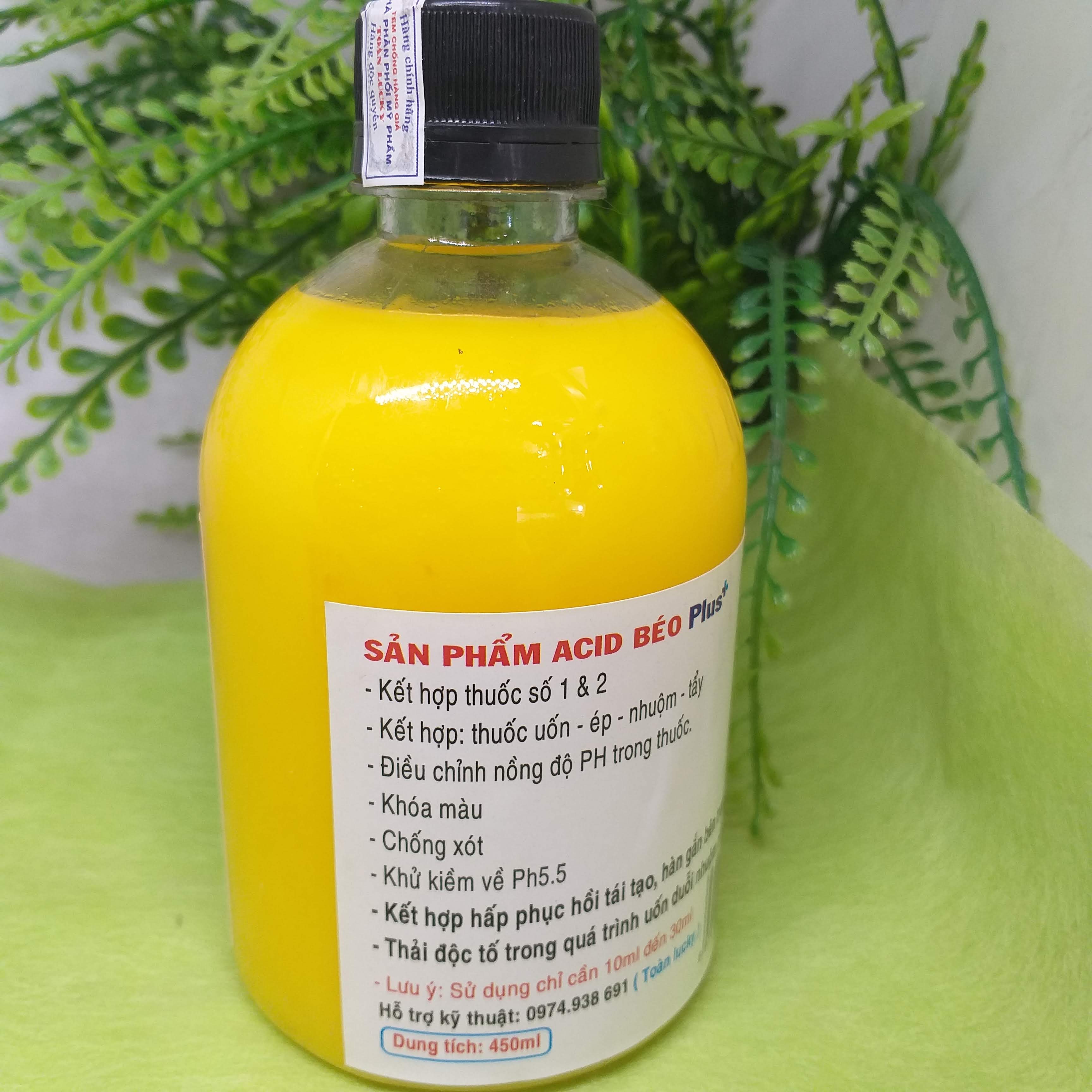 [HCM]ACID béo plus 450ml hỗ trợ uốn duỗi tóc