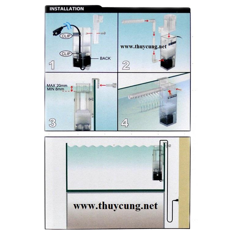 Lọc váng bể cá Odyssea clean 100 Thủy Cung
