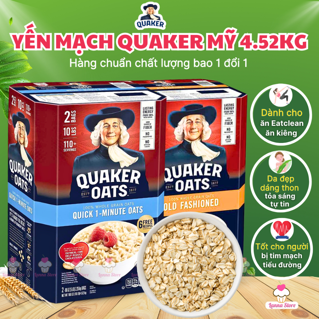 【DATE MỚI NHẤT】Yến Mạch Innovation Daily Oats Úc cán dẹt/ vỡ thùng 4.52kg ăn kiêng giảm cân, tập gym, cho bé ăn dặm