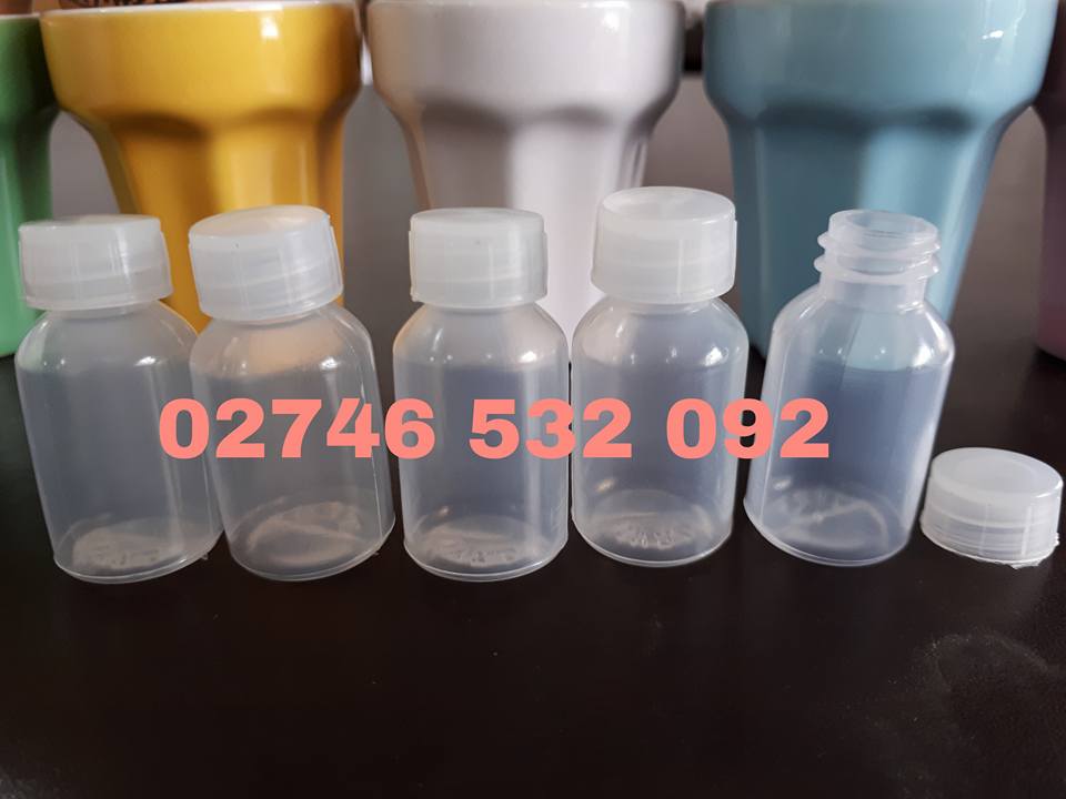 Bộ 10 Chai Nhỏ Mắt Nhựa 5ml - 10ml - 20ml Nắp Vàng hoặc Nắp Vặn Trắng Siêu Xinh