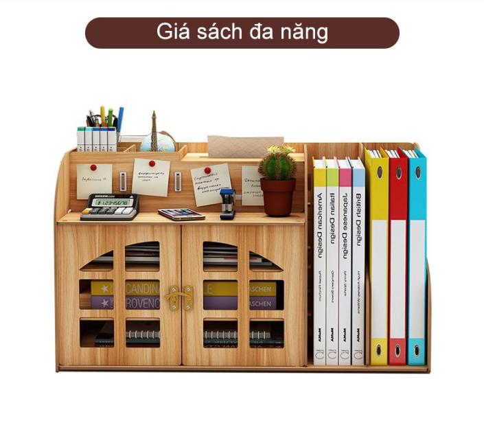 Euro quality  Giá sách đa năng Biệt Thự Lớn (Gỗ anh đào)