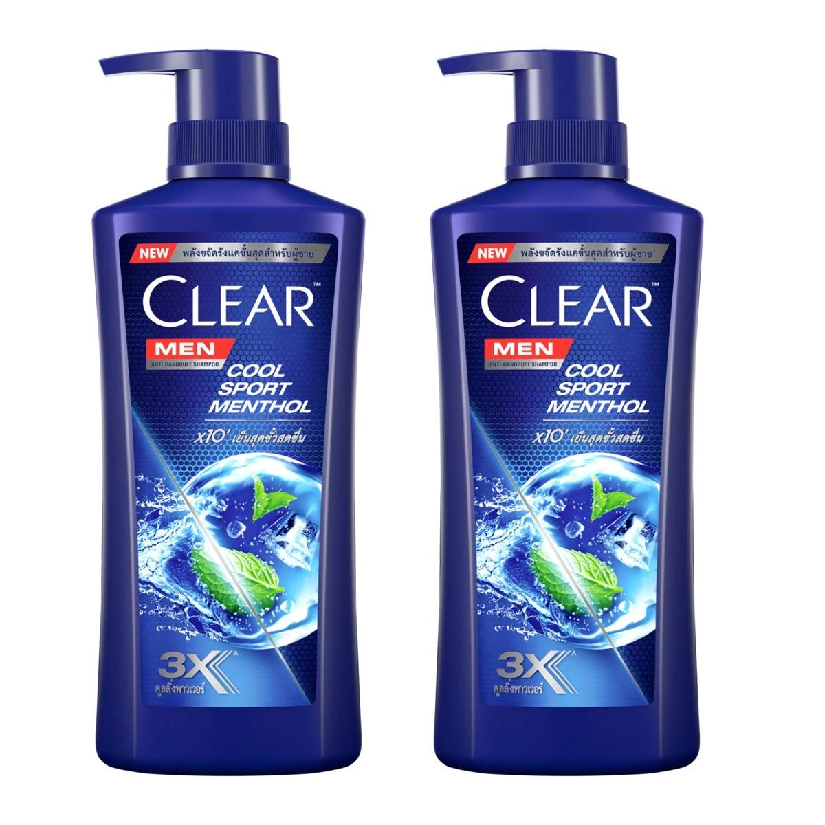 Combo 2 CHAI DẦU GỘI CLEAR MEN - THÁI LAN - 390ML/chai